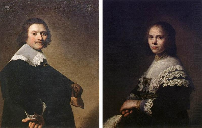 VERSPRONCK, Jan Cornelisz Portrait of a Man and Portrait of a Woman  wer china oil painting image